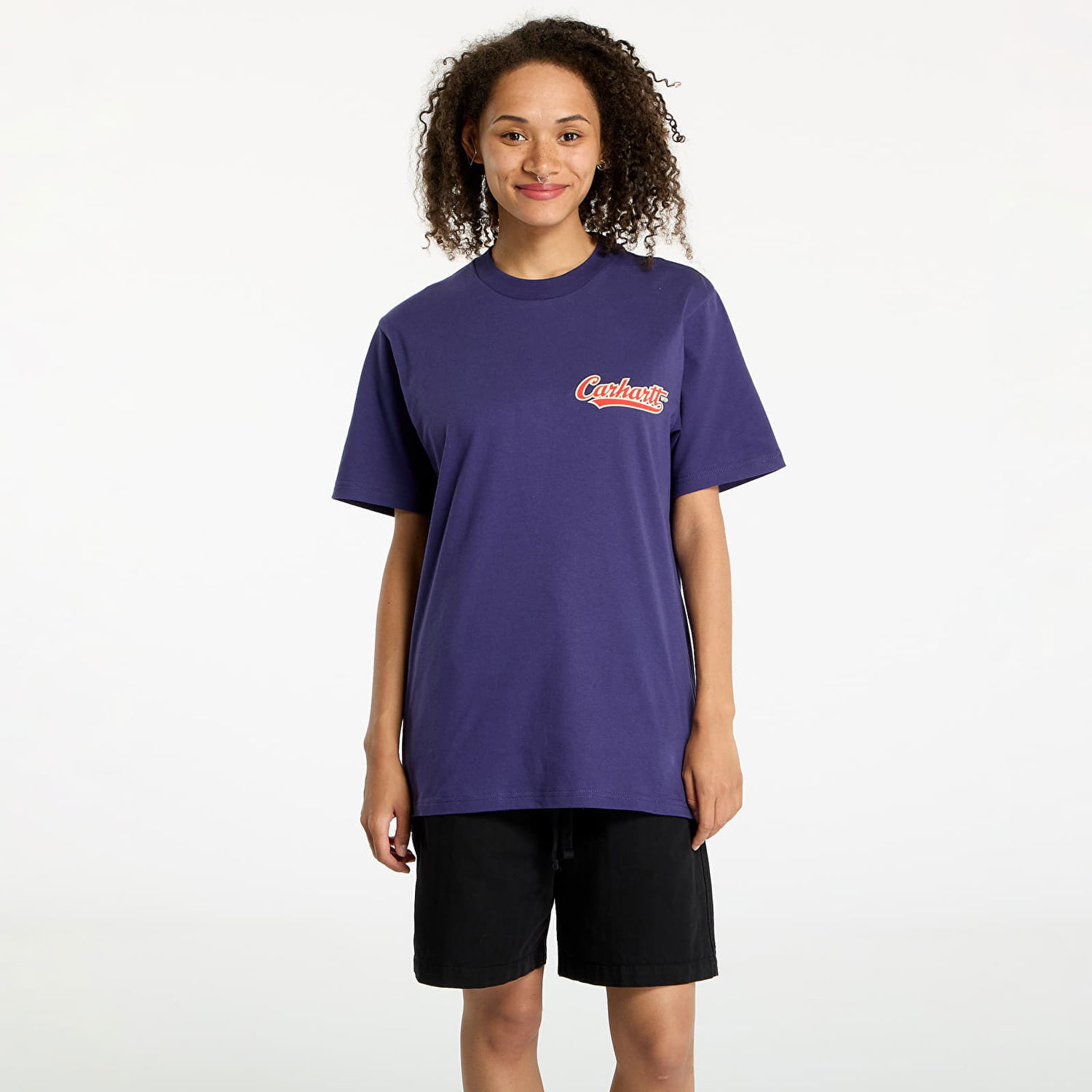 T-shirt Carhartt WIP S/S Spill T-Shirt UNISEX Aura Lilla | I033950.2BZXX, 0