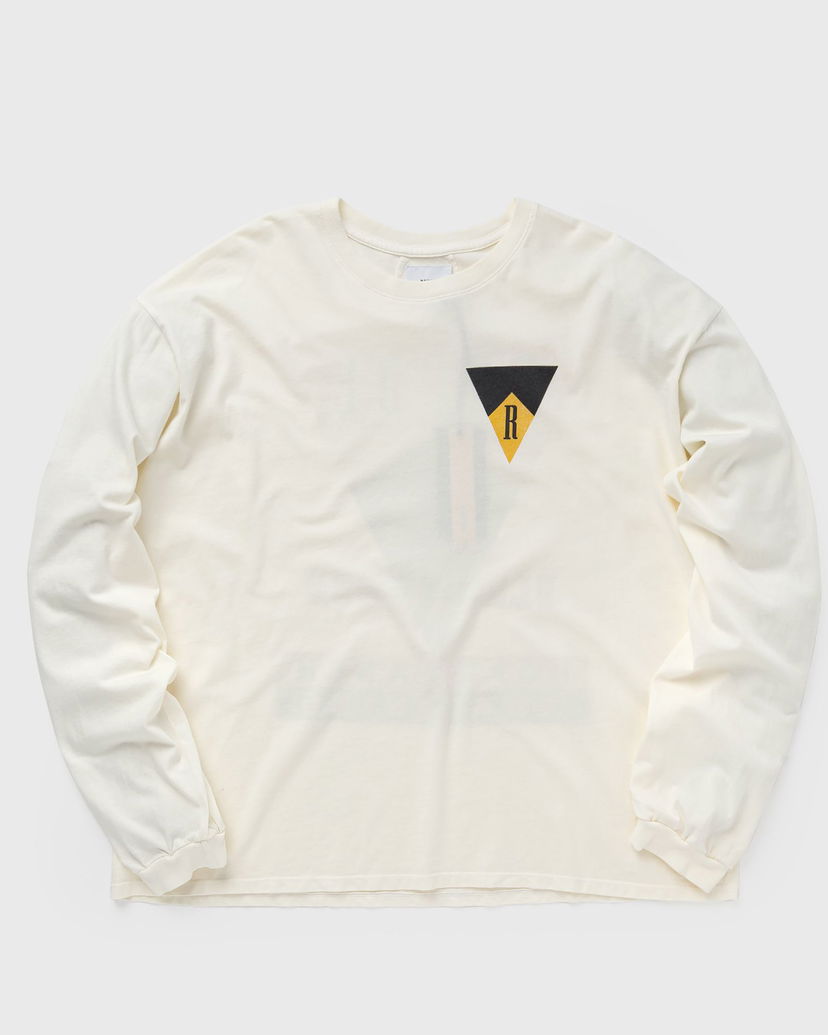 T-shirt Rhude BLOOD AND MUD LS TEE Hvid | RHFW23TT040126110611
