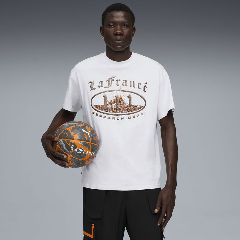 T-shirt Puma LAFRANCE HEEM Graphic Tee Hvid | 632477_01