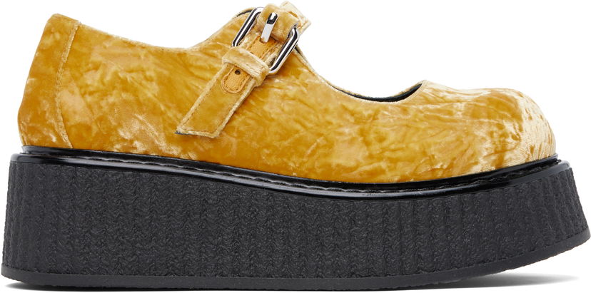 Tilbehør Moschino Moschino Olivia Platform Loafers Gul | MA10806I0MML040A