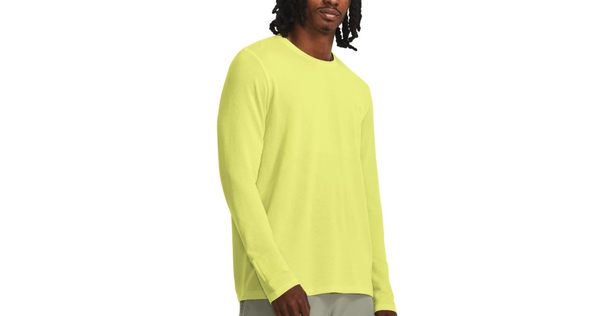 T-shirt Under Armour UA Seamless Stride Gul | 1375693-743, 1