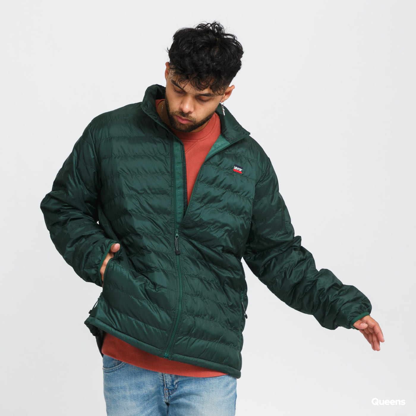 Jakke Levi's M Presidio Packable Grøn | 27523-0010, 0