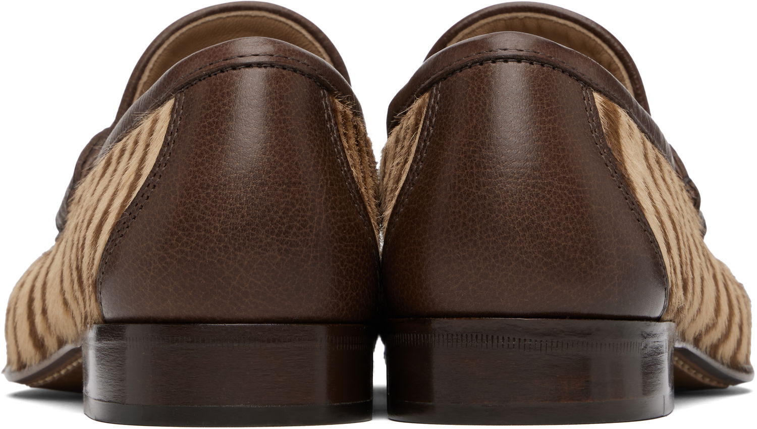 Sneakers og sko Valentino Valentino Garavani VLogo Signature Calf Hair Loafers Brun | 6Y2S0J68XGL, 1