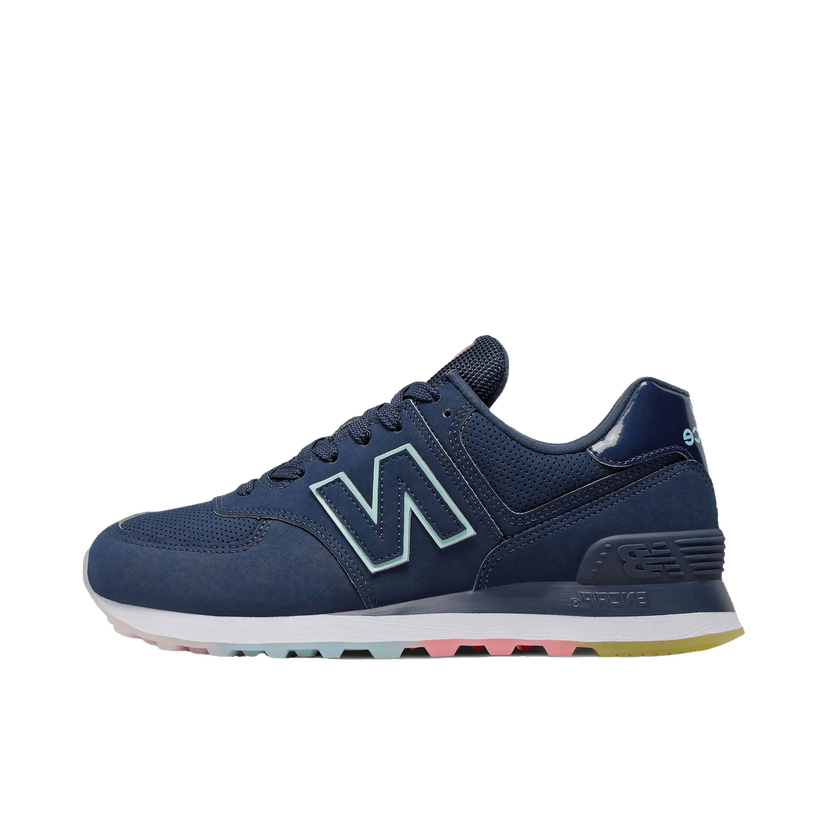 Sneakers og sko New Balance 574 Outer Glow Natural Indigo Bali Mørkeblå | WL574SON