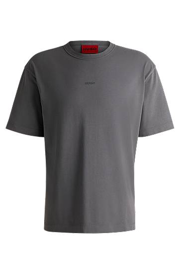 T-shirt BOSS BOSS Regular-Fit Logo T-Shirt Grå | 50531739