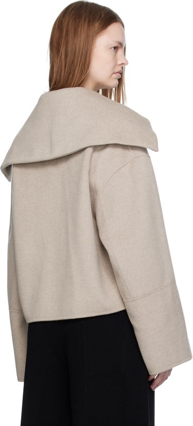 Sweater Nanushka Nanushka Maxe Cropped Wool Sweater Beige | NW25PFJK12992, 3