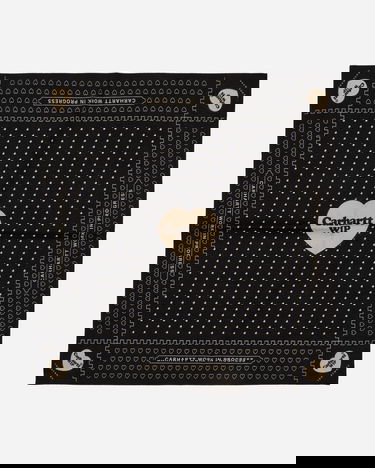 Tørklæde Carhartt WIP Heart Bandana Heart Bandana Sort | I033225_24M_XX, 3