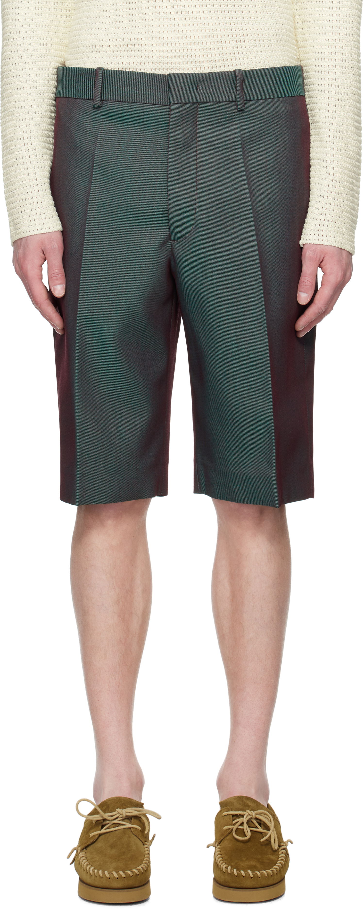 Shorts Jil Sander Jil Sander Virgin Wool Shorts Grøn | J21KA0256_J40221, 0