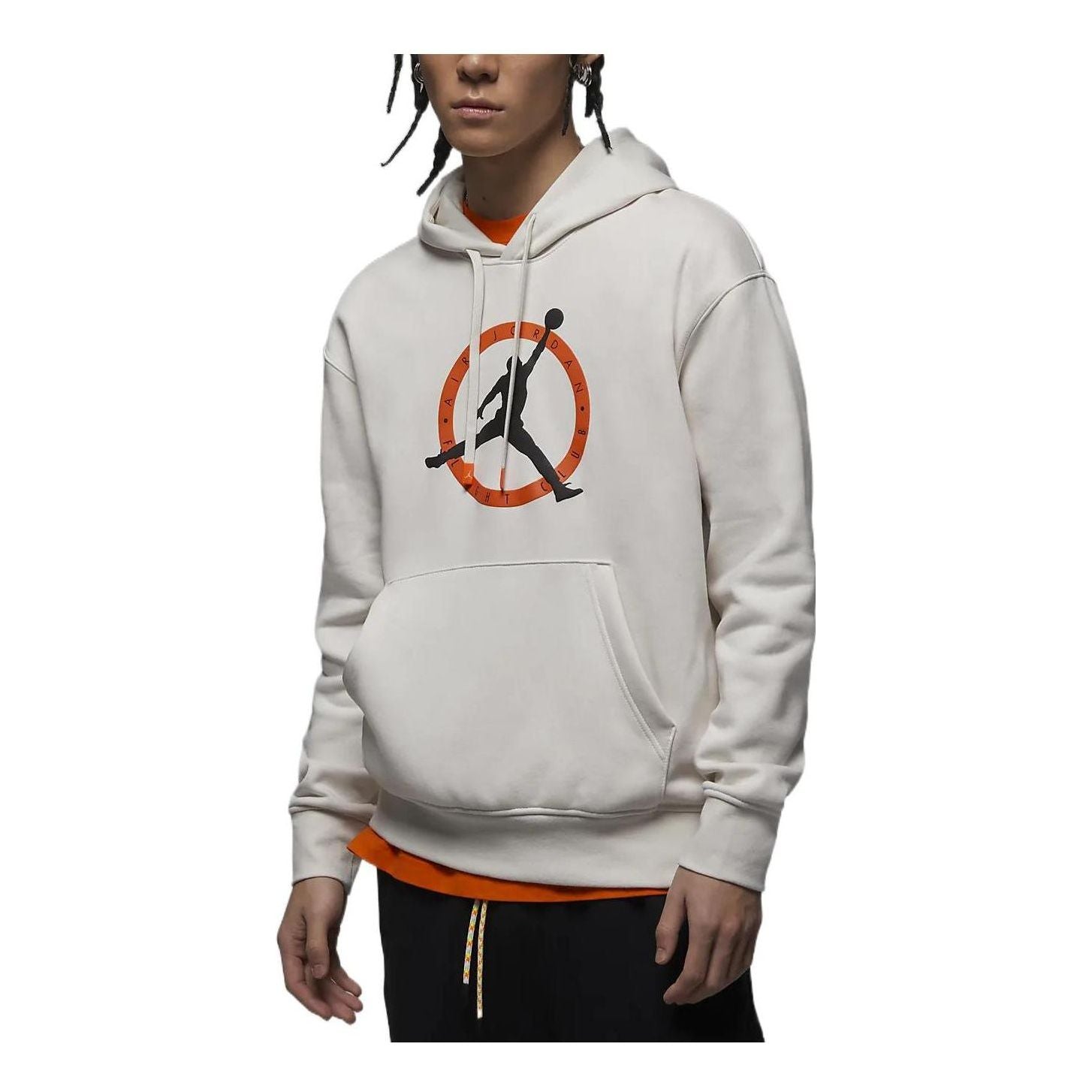 Sweatshirt Jordan Jordan Men's Fleece Pullover Hoodie Hvid | FB7051-030, 0