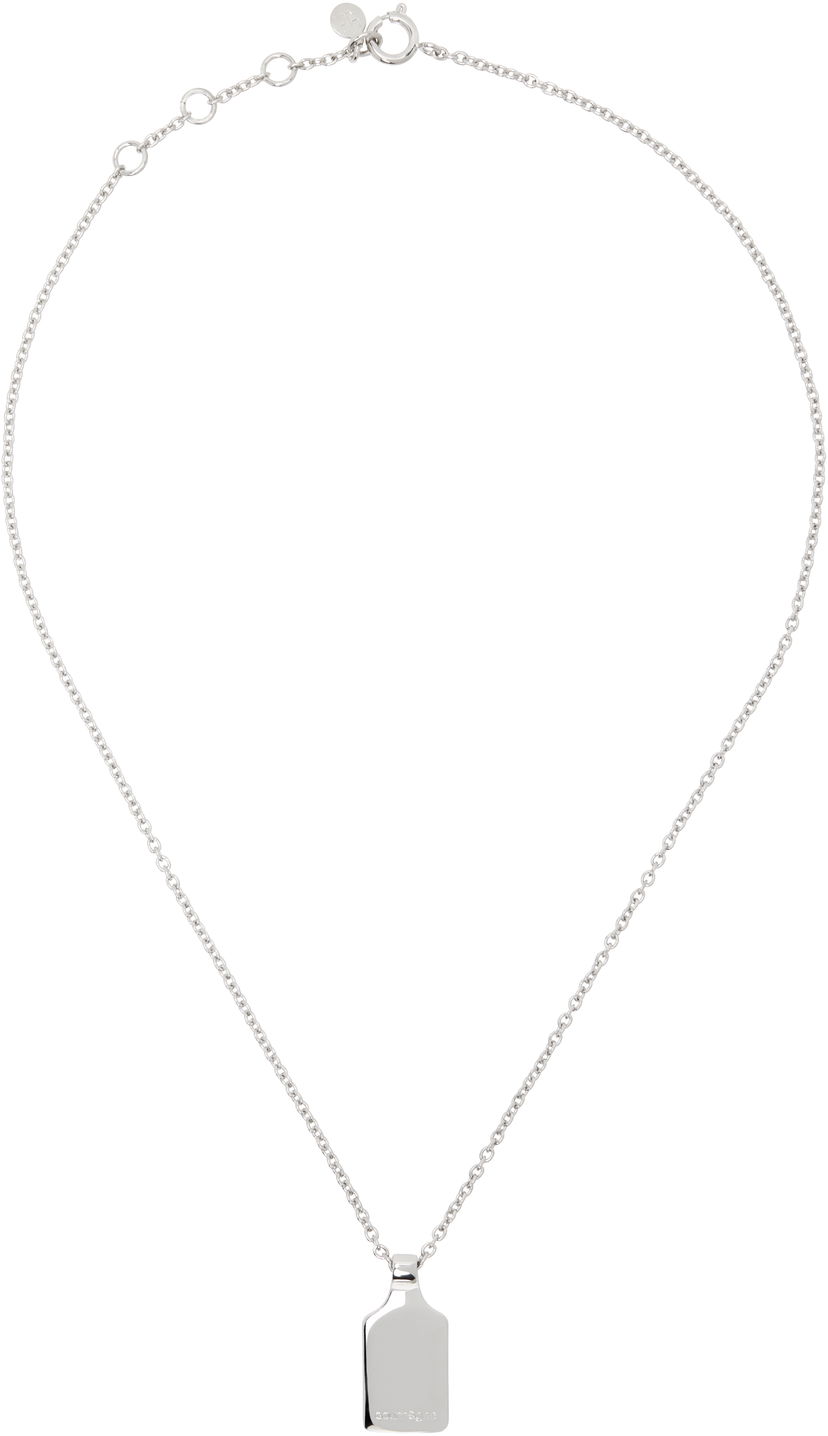 Halskæde Courrèges Charm Necklace With Pendant Metalisk | 324ACO029LA0001