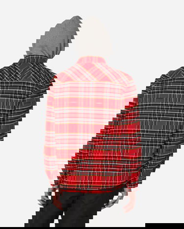 Skjorte Off-White Flannel Skate Shirt Red Rød | OMGA227S23FAB001 2510, 3