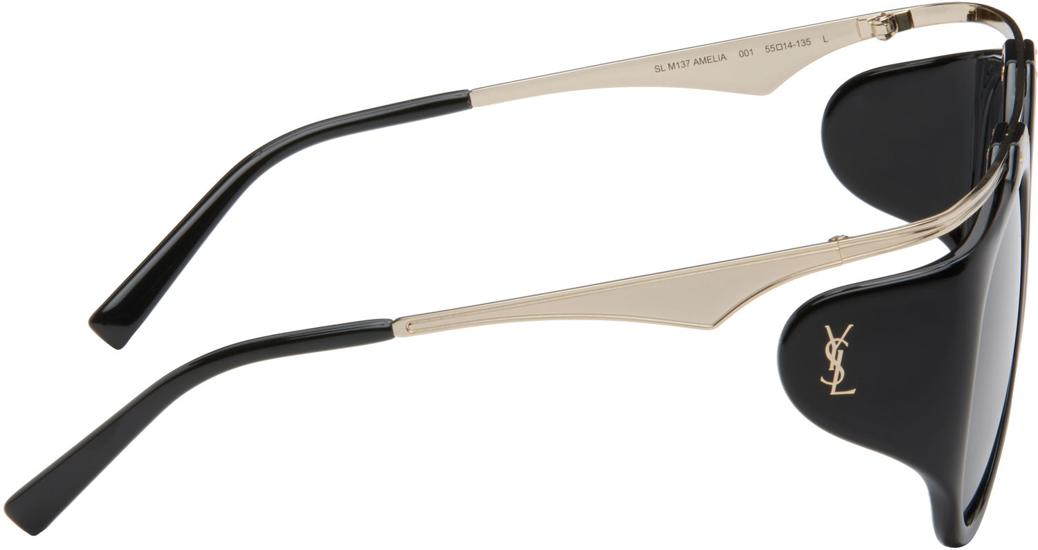 Solbriller Saint Laurent Saint Laurent SL M137 Amelia Sunglasses Sort | SL M137 AMELIA-001, 1