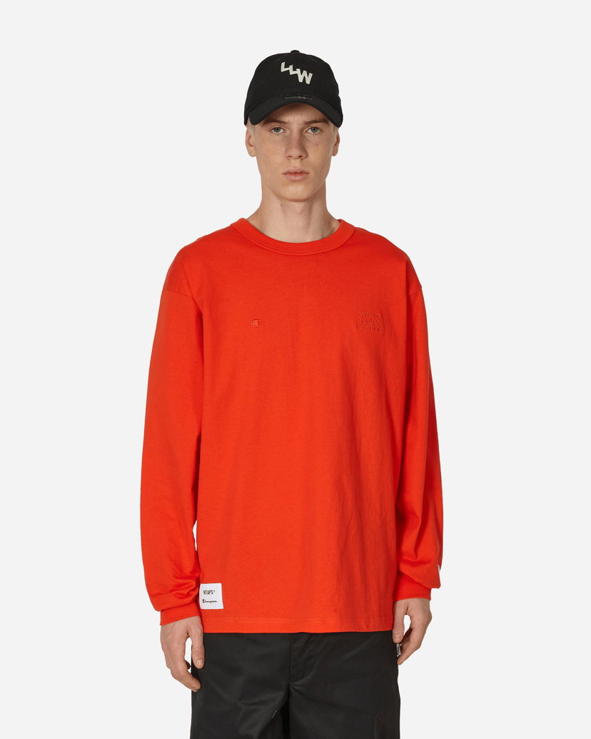 Skjorte Champion WTAPS Academy Longsleeve Rød | C8-Z411 840