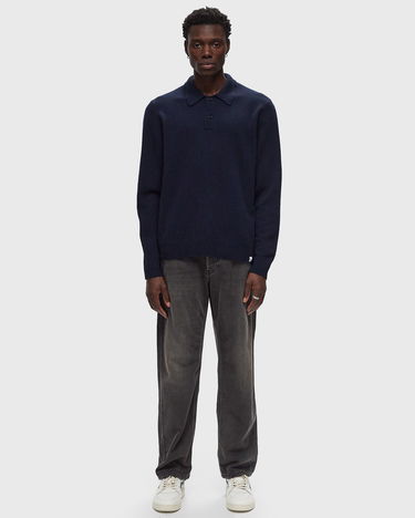 Polo skjorte NORSE PROJECTS Standard Merino Lambswool Polo Sort | N45-0621-7004, 3