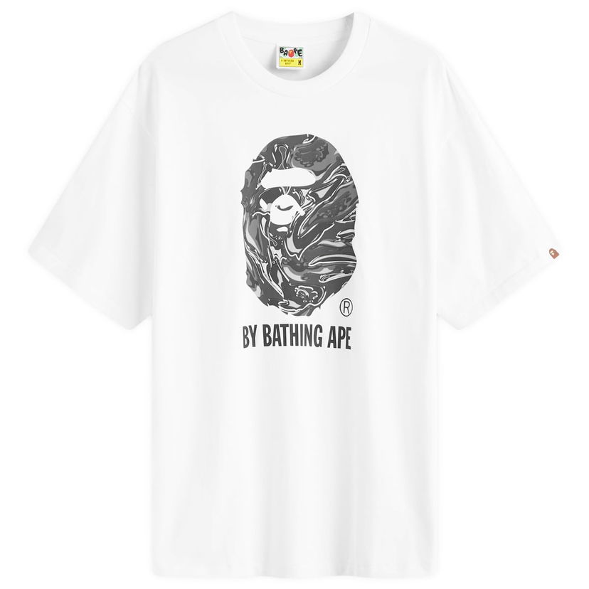T-shirt BAPE Marbling Camo by Bathing Ape T-Shirt Hvid | 001TEK801323M-WHT