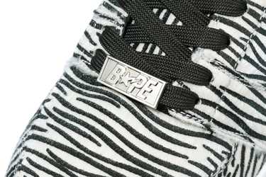 Sneakers og sko BAPE Bape Sta Low "Zebra" Sort | 1G30191005, 3