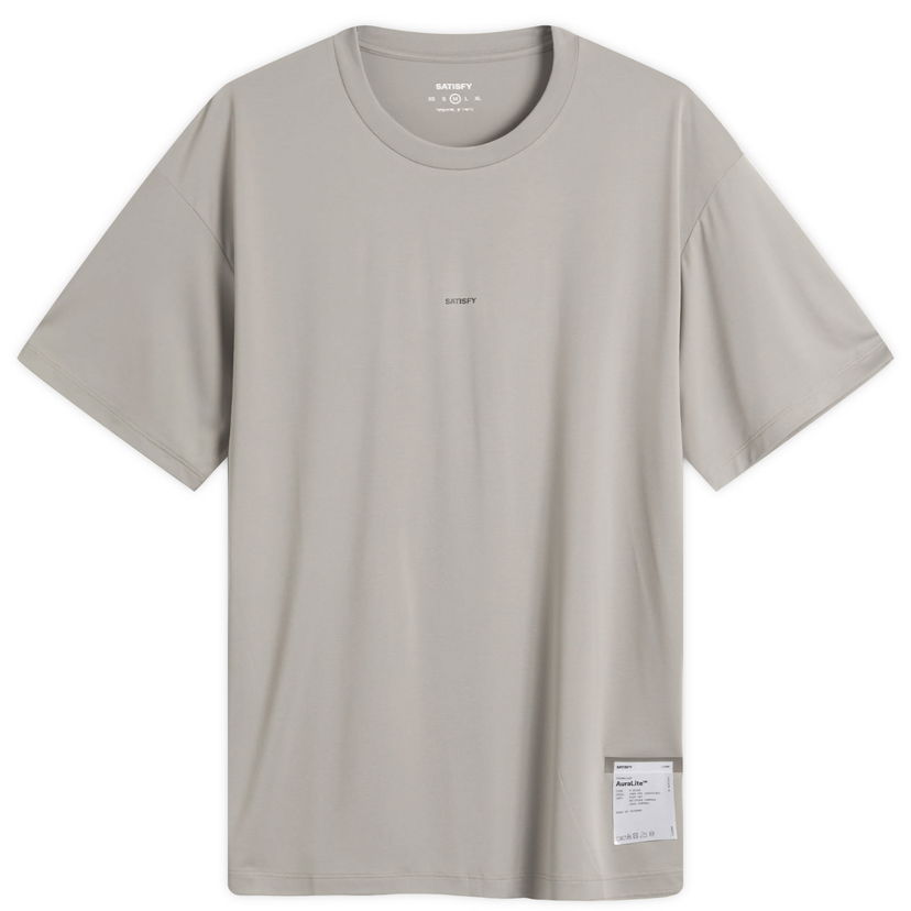 T-shirt Satisfy Auralite T-Shirt Beige | 11000-AL-SAB