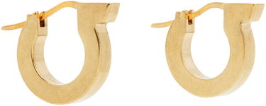 Øreringe FERRAGAMO Brass Hoop Earrings Metalisk | 760724 - 770843, 1