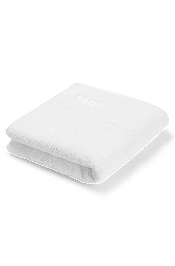 Sokker BOSS Aegean Cotton Hand Towel with Tonal Logo Hvid | -1013458, 0