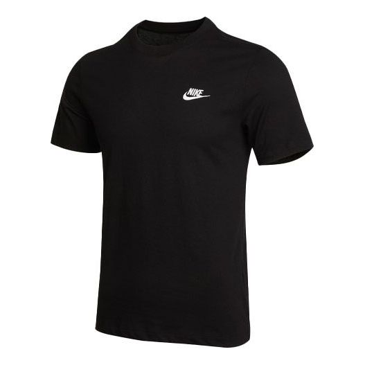 T-shirt Nike Embroidered Short Sleeve T-Shirt Sort | AR4999-013