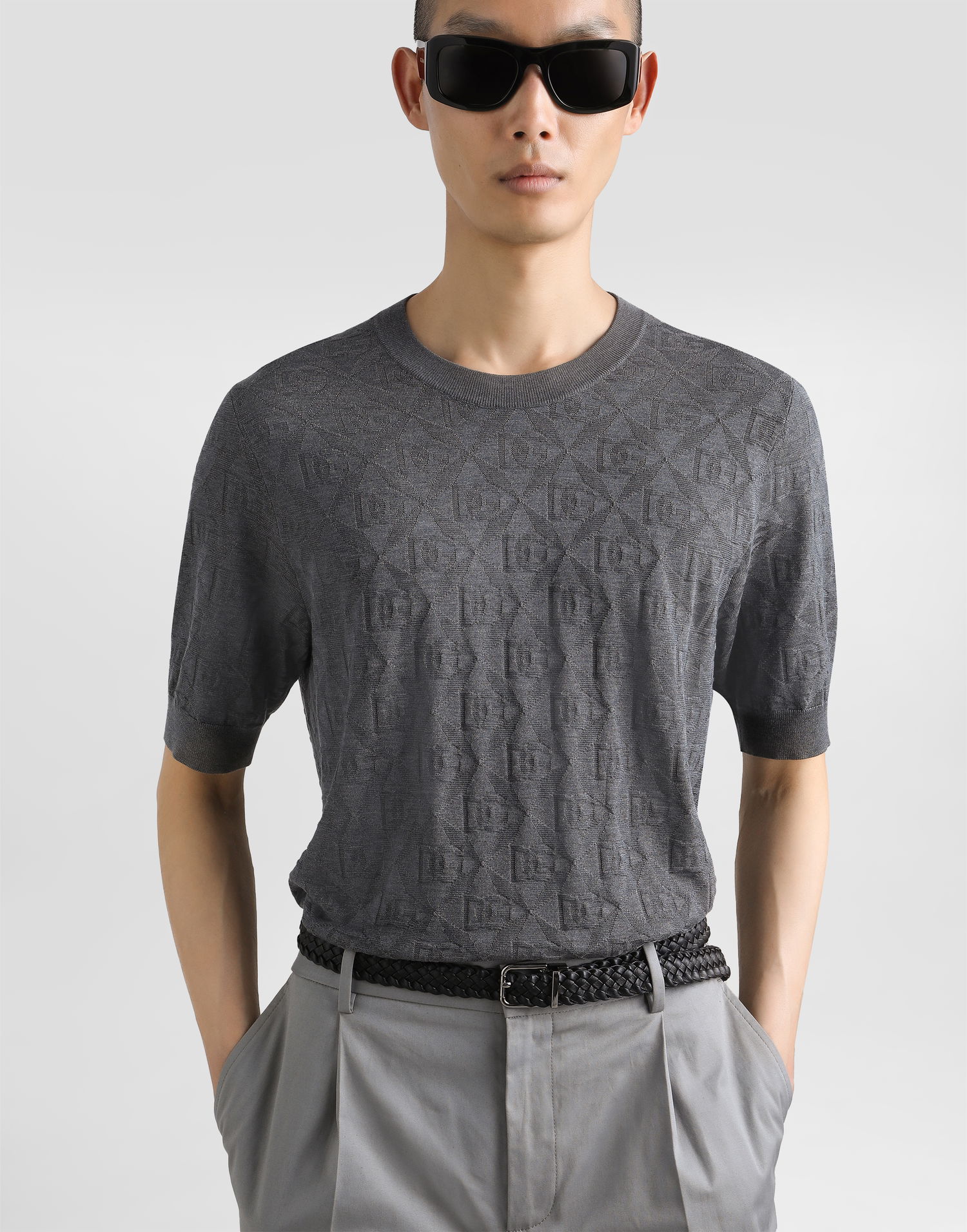 Sweater Dolce & Gabbana Dolce & Gabbana Crewneck Pullover Grå | GXX03TJBSM4N0093, 1