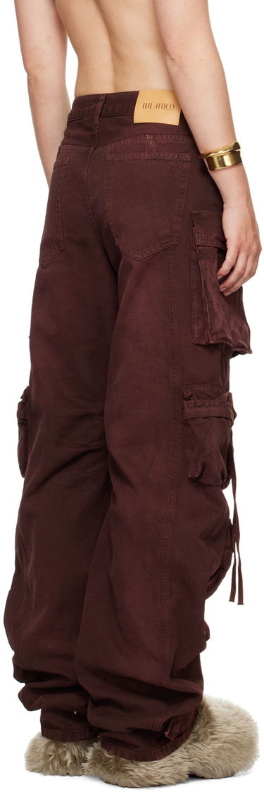 Cargo bukser The Attico Attico Fern Cargo Pants Bourgogne | 247WCP84 D088, 2