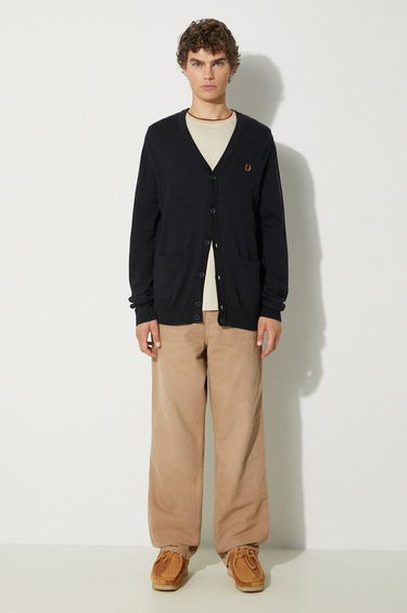 Sweater Fred Perry Cardigan Sweater Blå | K9551.795, 1