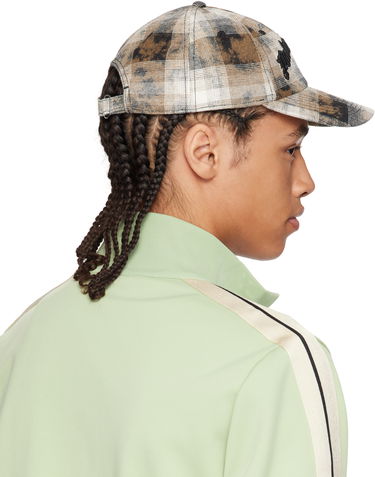 Kasket Palm Angels Palm Angels Curved Logo Check Cap Flerfarvet | PMLB104S25FAB0020910, 3