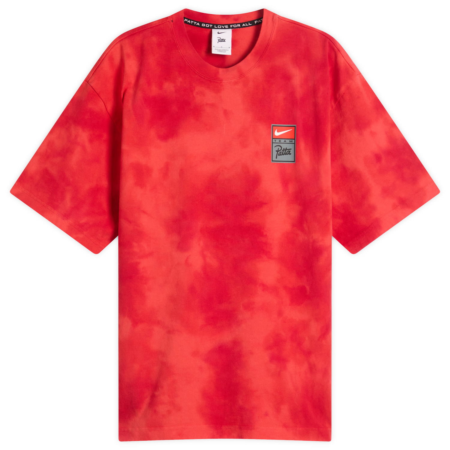 T-shirt Nike Patta GX Tie-Dye T-Shirt, Size Large Rød | HQ3907-612, 0