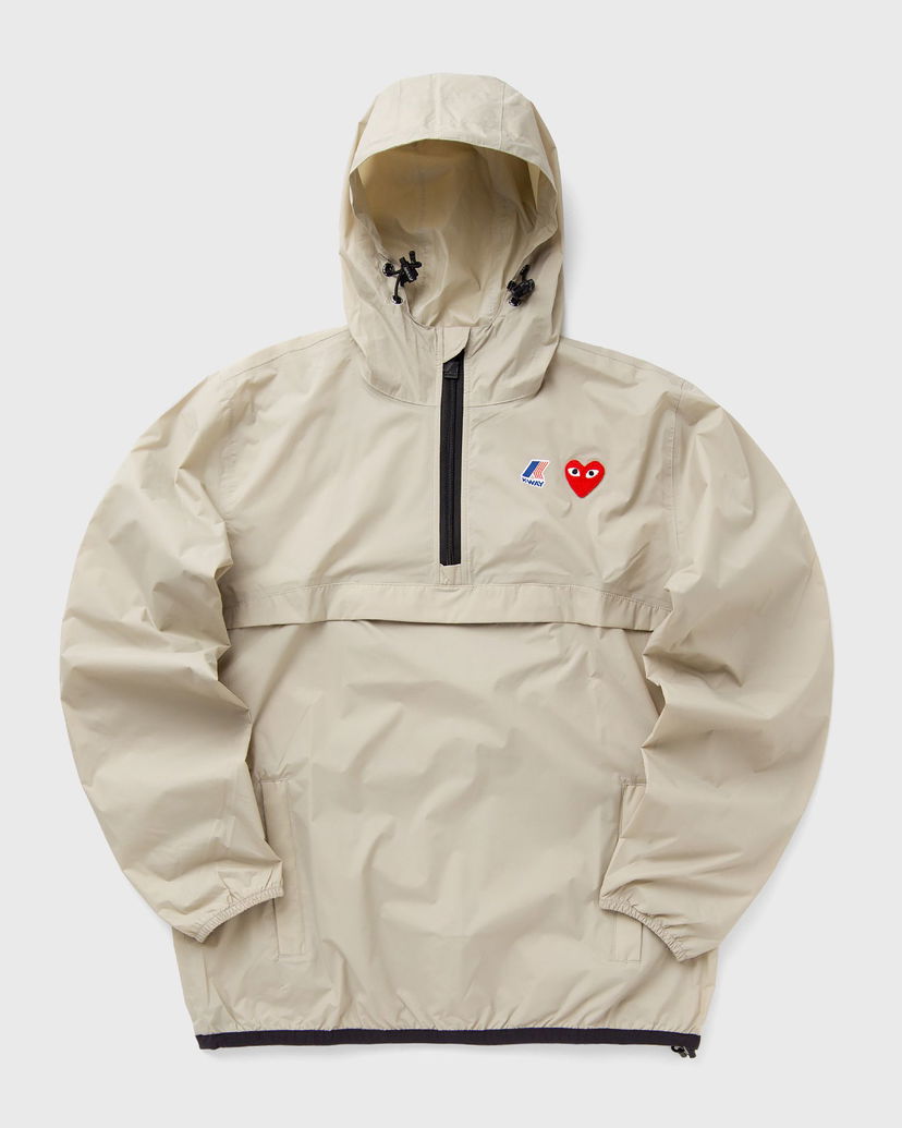 Vindjakke Comme des Garçons K-WAY ISEX Windbreaker Jacket Beige | AZ-J502-051-BEIGE