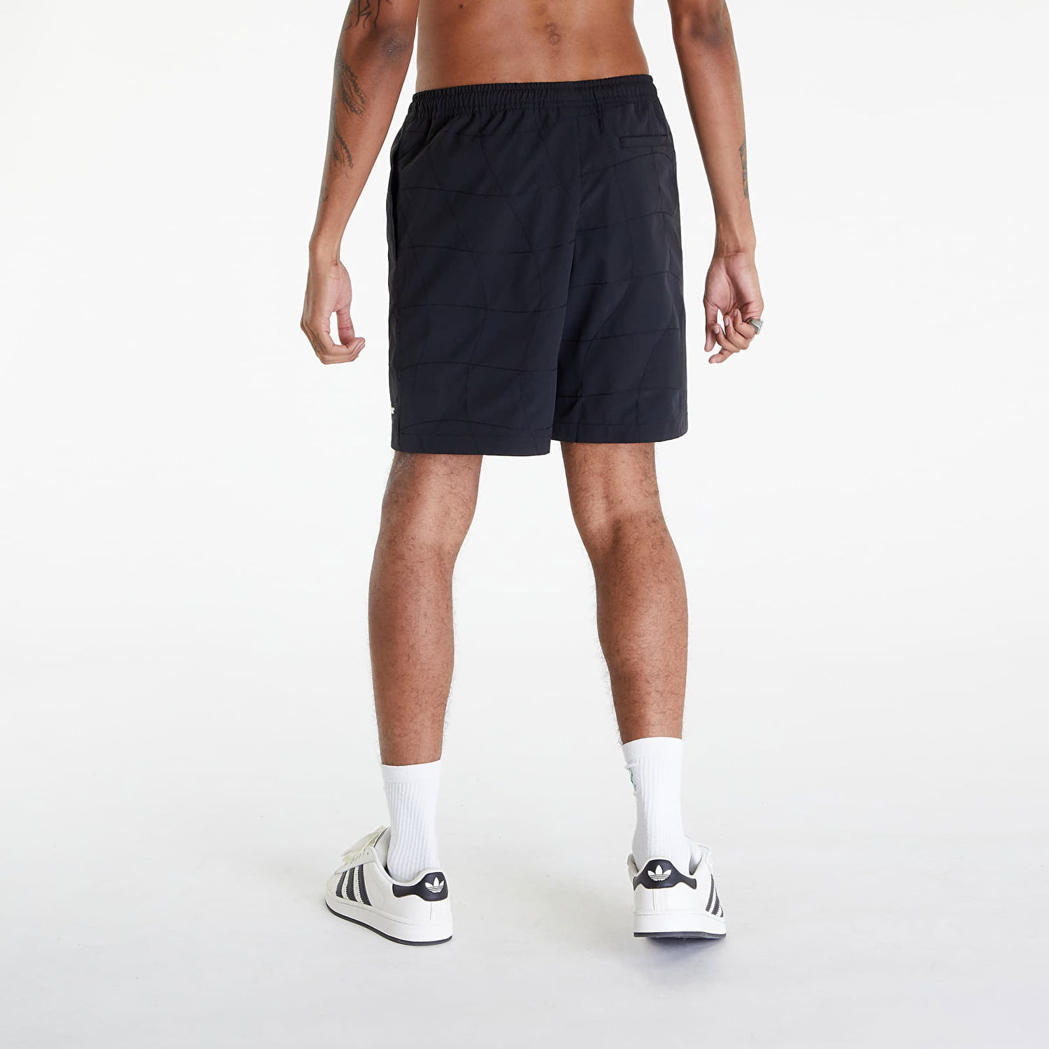 Shorts Dime Wave Quilted Shorts Sort | DIMESP2437BLK, 1