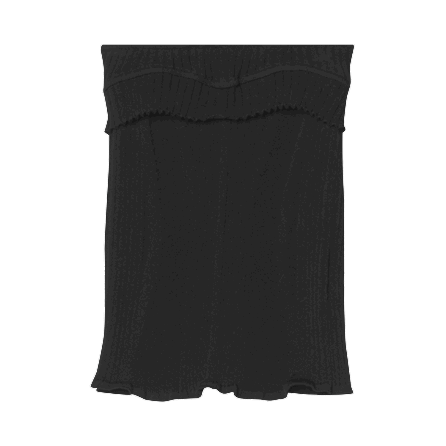 Tanktop Jacquemus La Maille Lucca Tube Top Sort | 223KN038 2173 990, 0