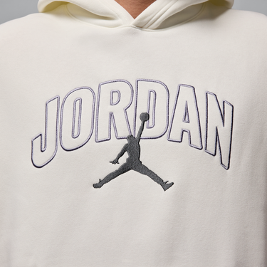 Sweatshirt Jordan Jordan Brooklyn Fleece Relaxed Hoodie Hvid | IB7241-133, 2