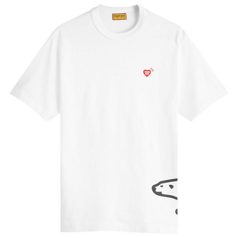 T-shirt Human Made Side Polar Bear Graphic Tee, Size Large Hvid | HM29TE004-WHT