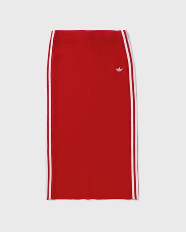 Nederdel adidas Performance Adicolor 3-Stripes Knit Skirt Rød | JW2660, 2