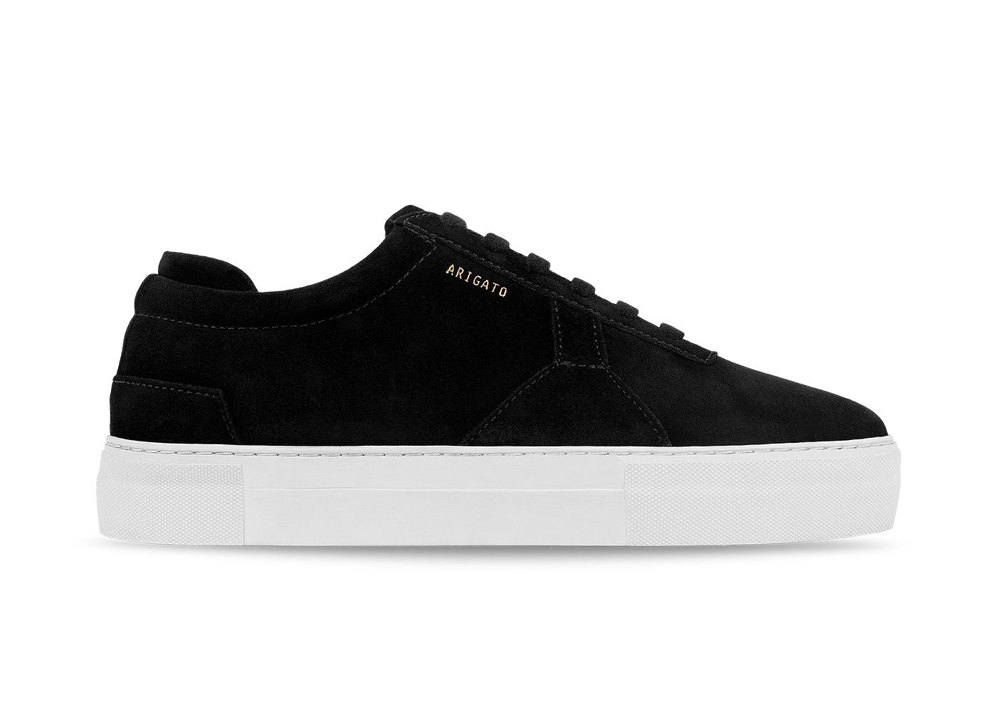 Sneakers og sko AXEL ARIGATO Platform Suede Black White Sort | 27004, 0