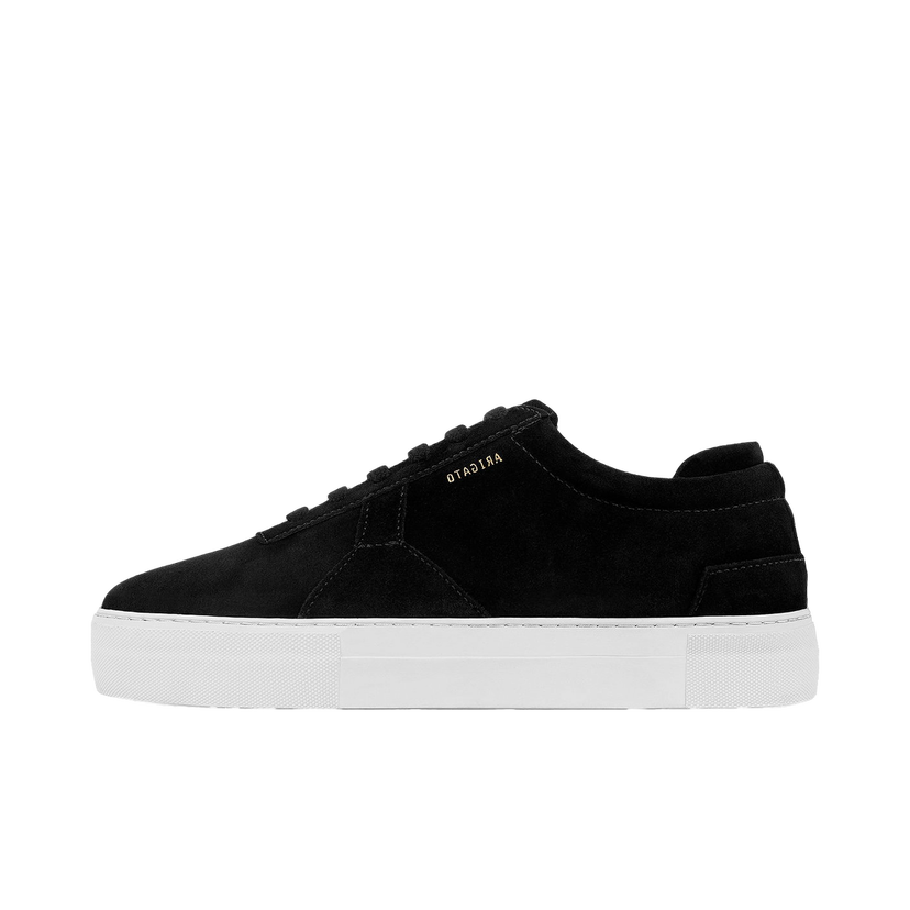 Sneakers og sko AXEL ARIGATO Platform Suede Black White Sort | 27004