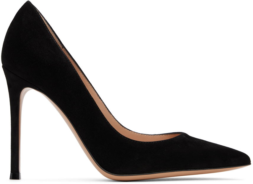 Sneakers og sko Gianvito Rossi Suede Pumps Sort | G28470-15RIC-CAM, 0