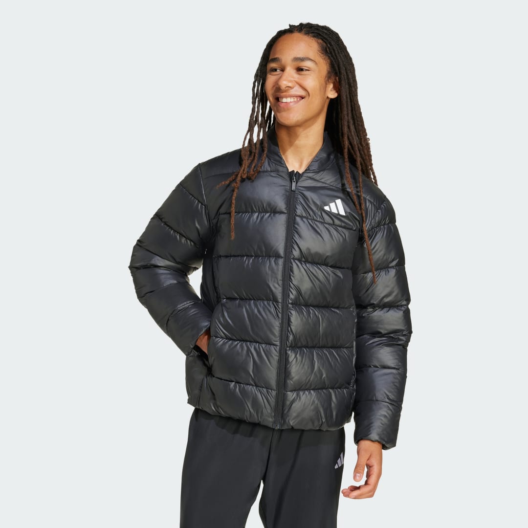 Bomberjakke adidas Performance Essentials Climawarm Synthetic Down Bomber Jacket Sort | JV7718, 0