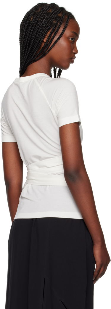 T-shirt Y-3 Y-3 Wrap T-Shirt Hvid | JM7854, 2