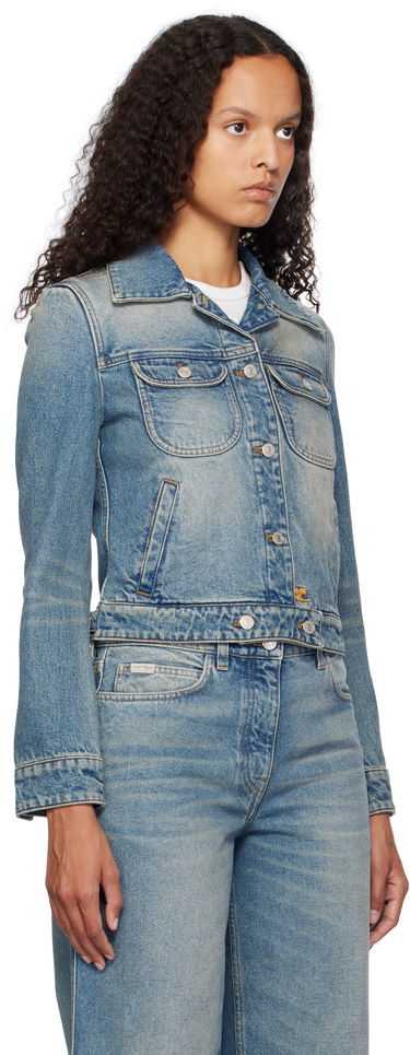 Jakke Courrèges Courrèges Denim Trucker Jacket Blå | 324DBL002DE0033, 1