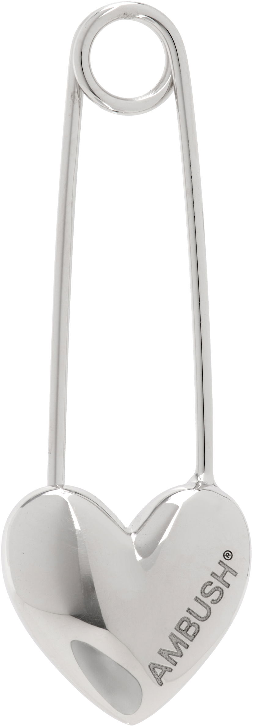 Stift Ambush AMBUSH Heart Safety Pin Earring Metalisk | 12115244