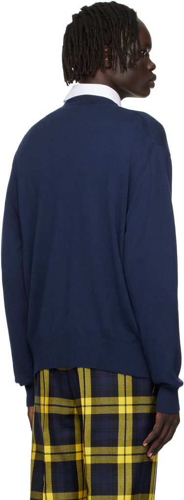Sweater Vivienne Westwood Vivienne Westwood Chaos Graphic Print Sweater Mørkeblå | 38030056-Y001V-, 2
