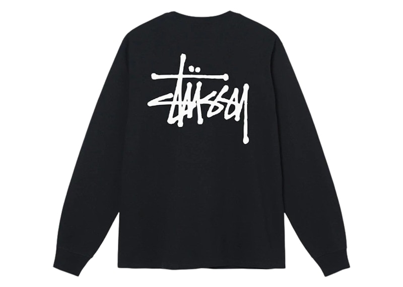 T-shirt Stüssy Long Sleeve Graphic Tee Sort | 1994762/1994762M, 0