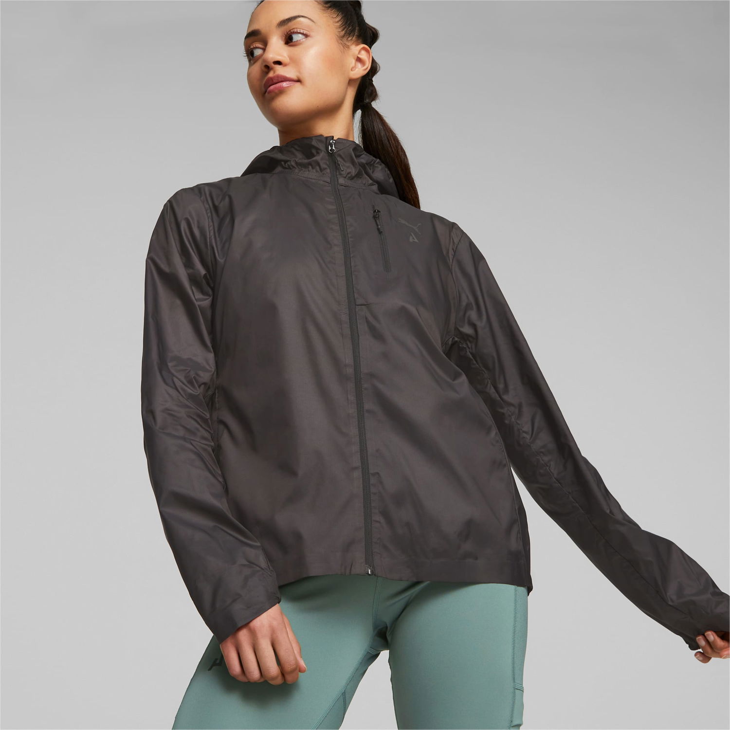 Jakke Puma Seasons Lightweight Trail Grå | 524126_01, 0