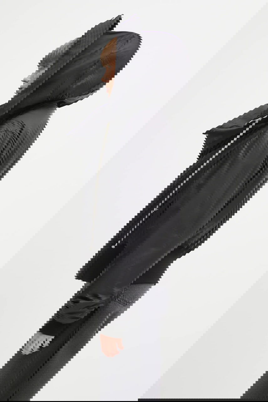 Parka Rick Owens Rick Owens DRKSHDW Cropped Alice Parka Oversize Sort | DS02E7731.NP, 1