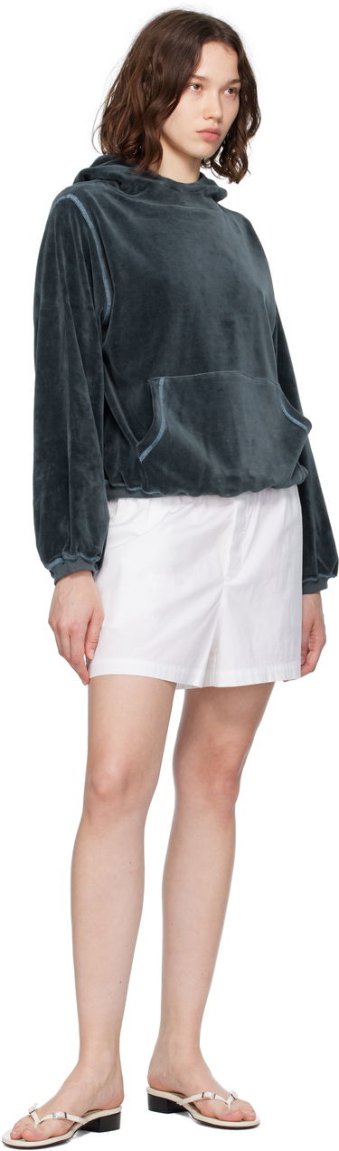 Sweatshirt Baserange Baserange Pillow Velour Hoodie Grå | FPIH-VE-SU25, 3