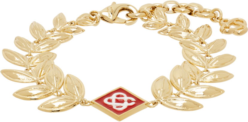 Armbånd Casablanca Laurel Leaf Gold Bracelet Metalisk | APS25-JW-254-01