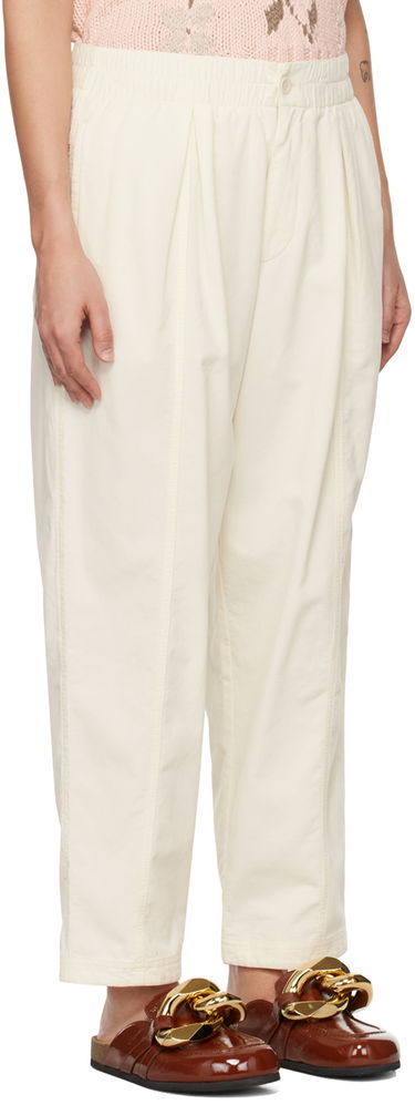 Bukser YMC YMC Sylvian Trousers Hvid | Q4UAD, 1