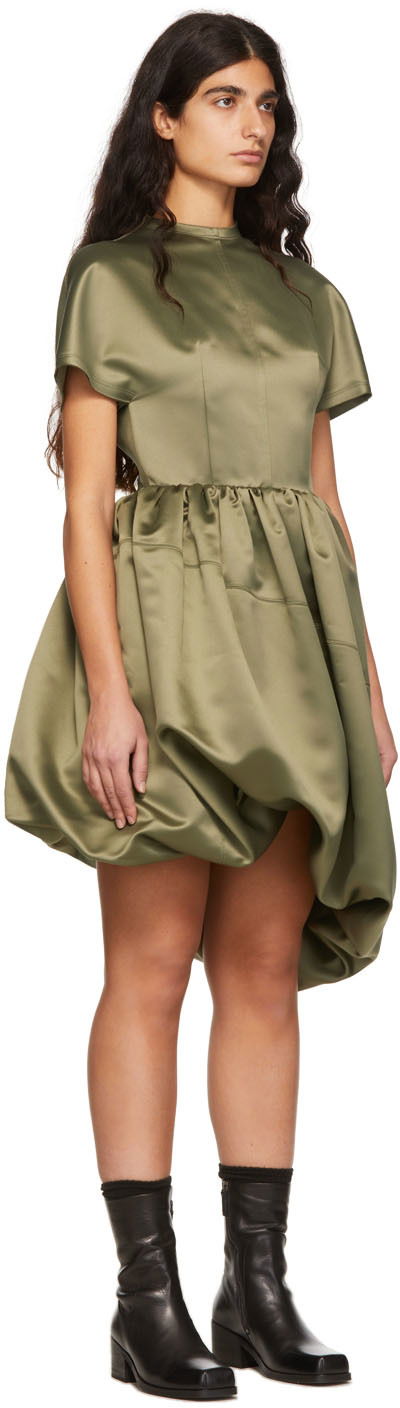 Kjole We11done Draped Mini Dress Grøn | WD-OP1-22-120-W-KK, 1